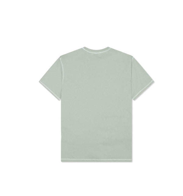 WORDMARK REVERSE STITCHED T-SHIRT - SAGE