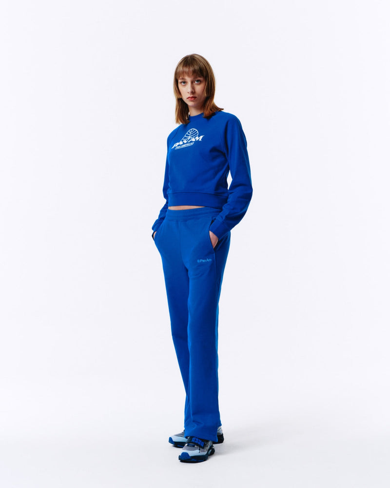 W's NEW LOGO CROP MTM_SIGNATURE BLUE