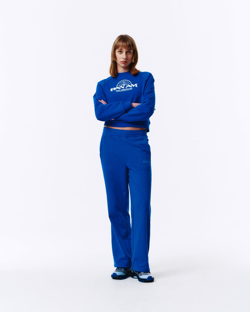 W's NEW LOGO CROP MTM_SIGNATURE BLUE