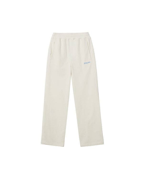 W's SMALL LETTER SWEAT STRAIGHT PT_IVORY