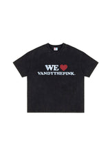 We Love VTP Tee - Washed Black