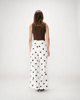 Wide-leg polka dot pants ecru Wynell