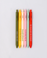 Write On Gel Pen Set - Garden Sayings