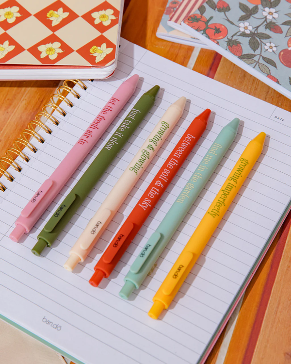 Write On Gel Pen Set - Garden Sayings