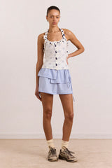 ZAZIE JERSEY HALTER - POLKA DOT