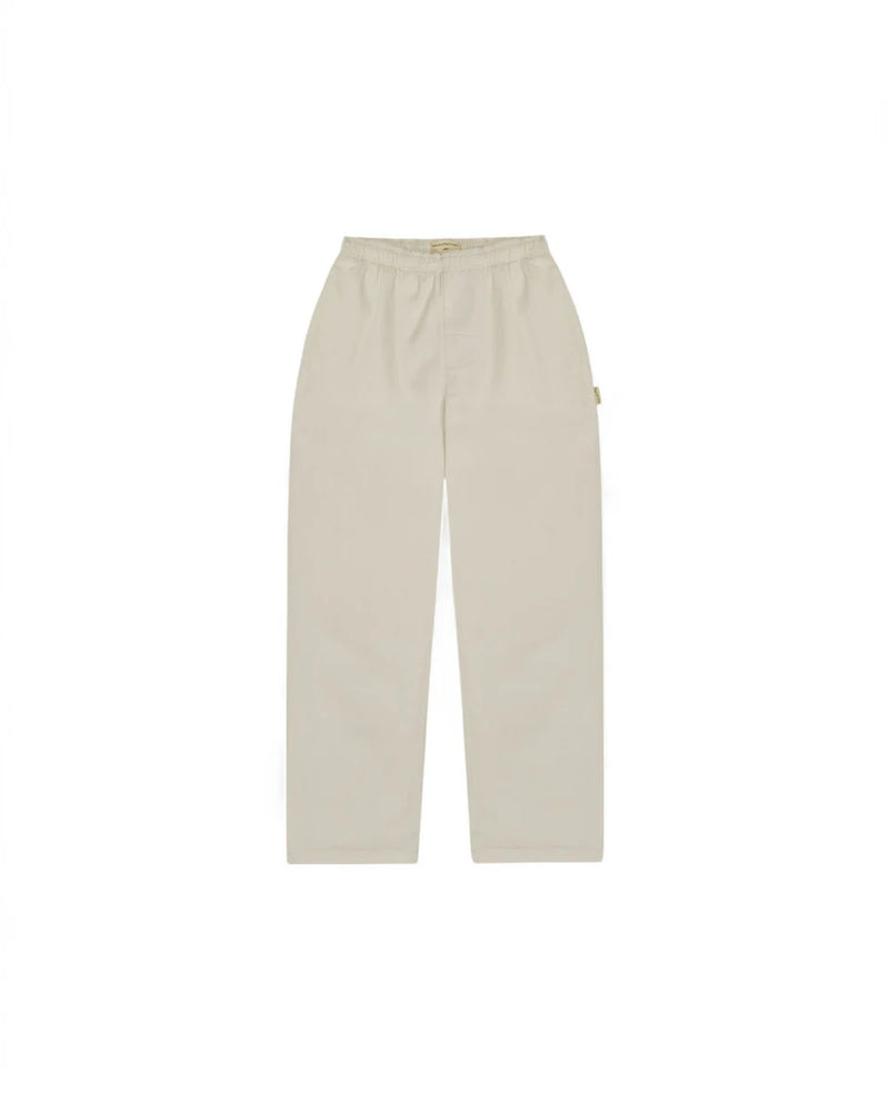 LEISURE TWILL PANTS - BONE