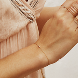 BRACELET AMANTS : VINTAGE ROSE