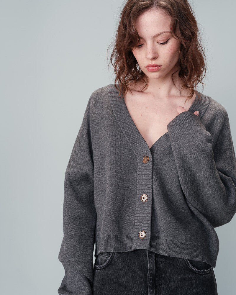 CARDIGAN GRIS NACHO