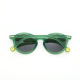 JUNIOR+ Oval Sunglasses-Olive Green
