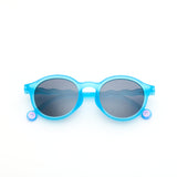 JUNIOR+ Oval Sunglasses-Reef blue
