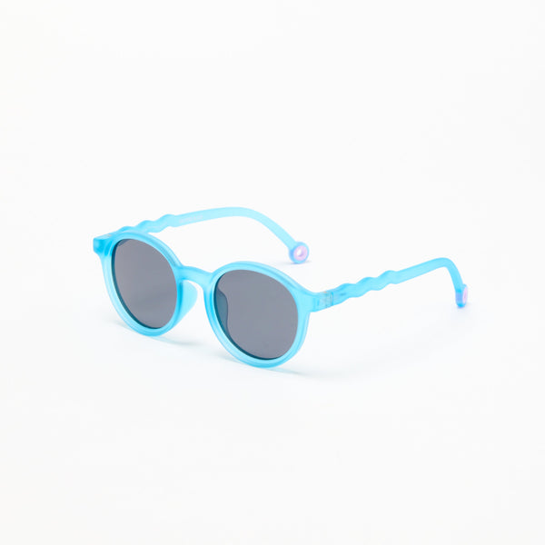 JUNIOR+ Oval Sunglasses-Reef blue