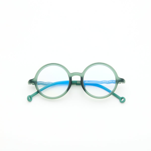 JUNIOR Round Screen Glasses-Seaweed Green