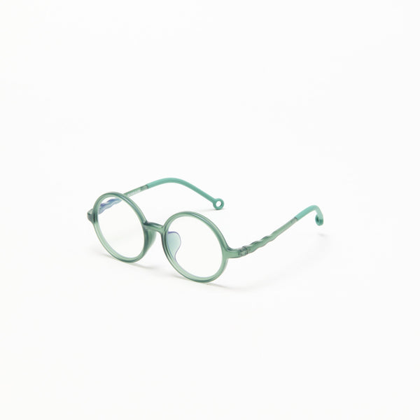 JUNIOR Round Screen Glasses-Seaweed Green