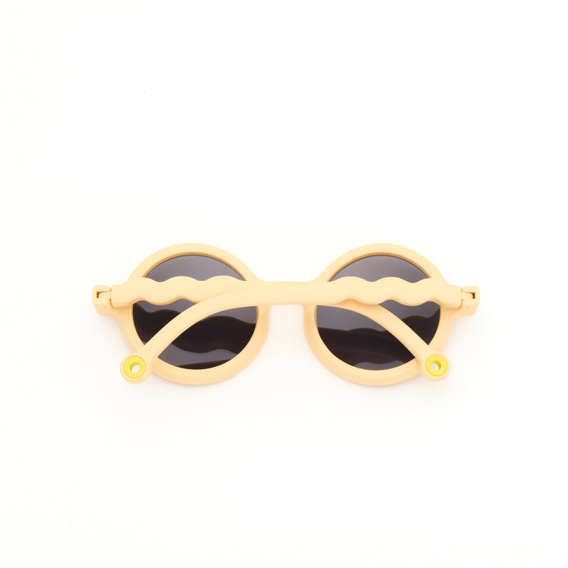 KIDS  Round Sunglasses-Desert Sand