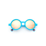 KIDS  Round Sunglasses-Lapis blue