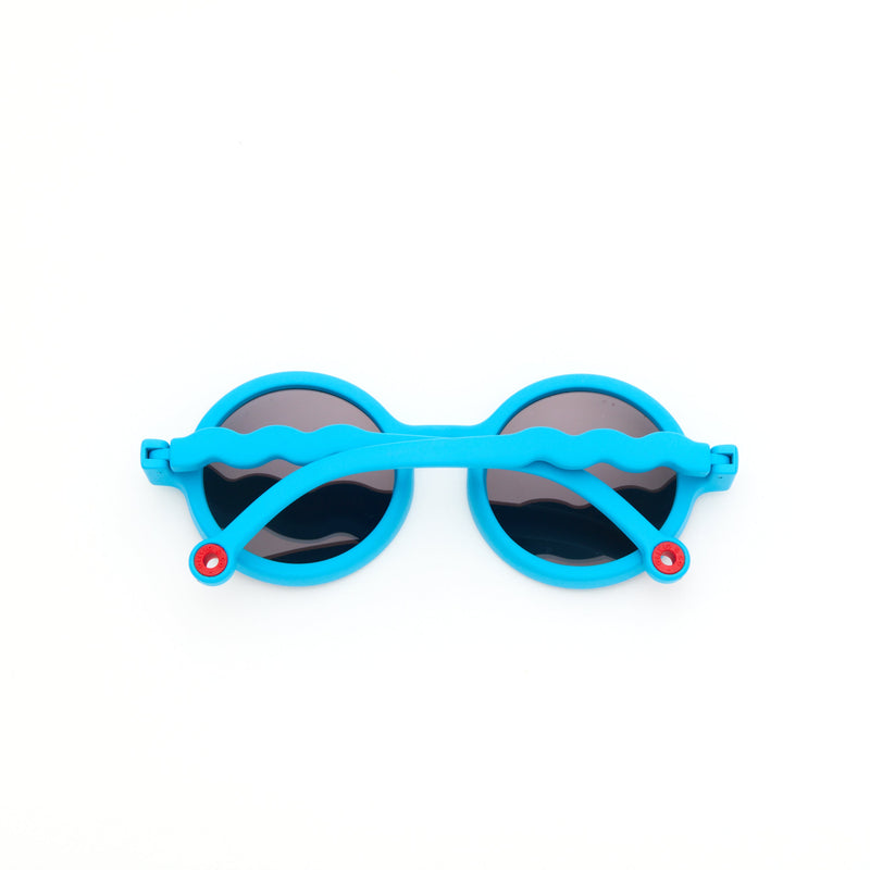 KIDS  Round Sunglasses-Lapis blue