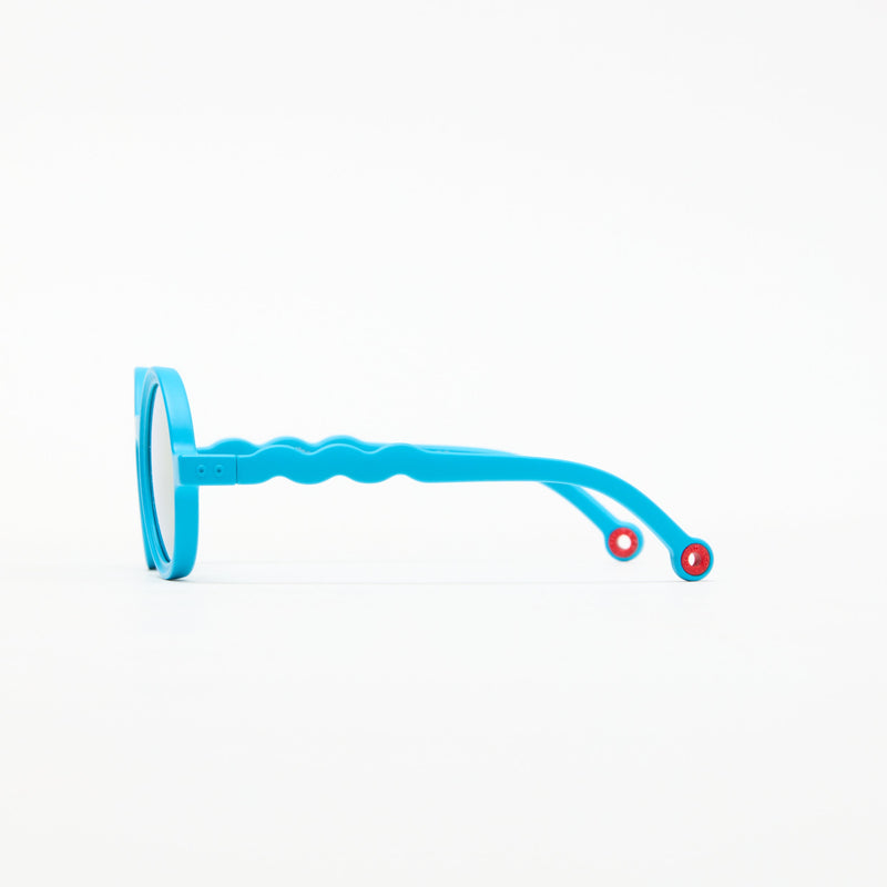 KIDS  Round Sunglasses-Lapis blue