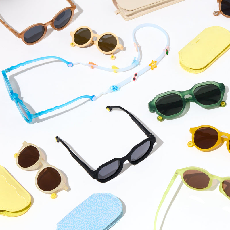 KIDS  Round Sunglasses-Desert Sand