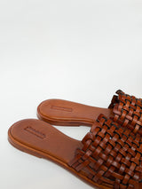 ZIG ZAG SANDAL - TAN