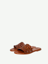 ZIG ZAG SANDAL - TAN