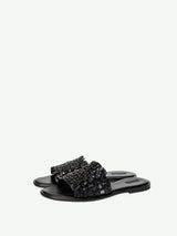  ZIG ZAG SANDAL - BLACK