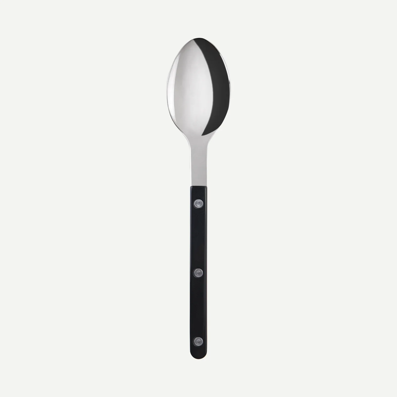 BISTROT SOLID - SOUP SPOON - BLACK