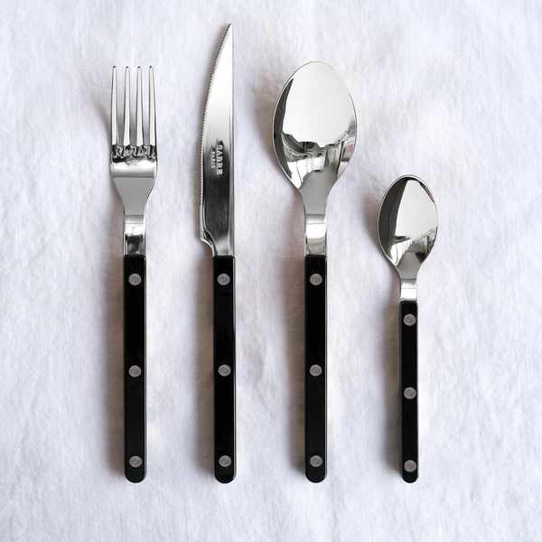 BISTROT SOLID - SOUP SPOON - BLACK