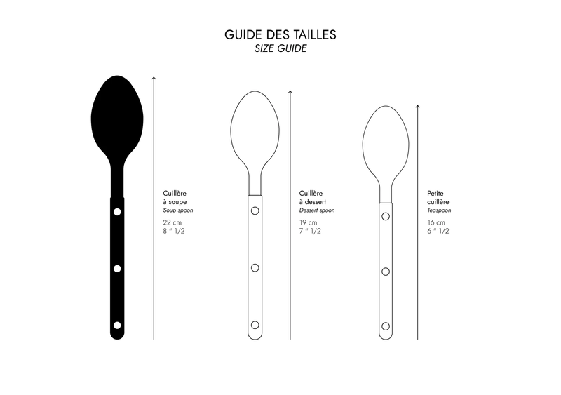 BISTROT SOLID - SOUP SPOON - BLACK