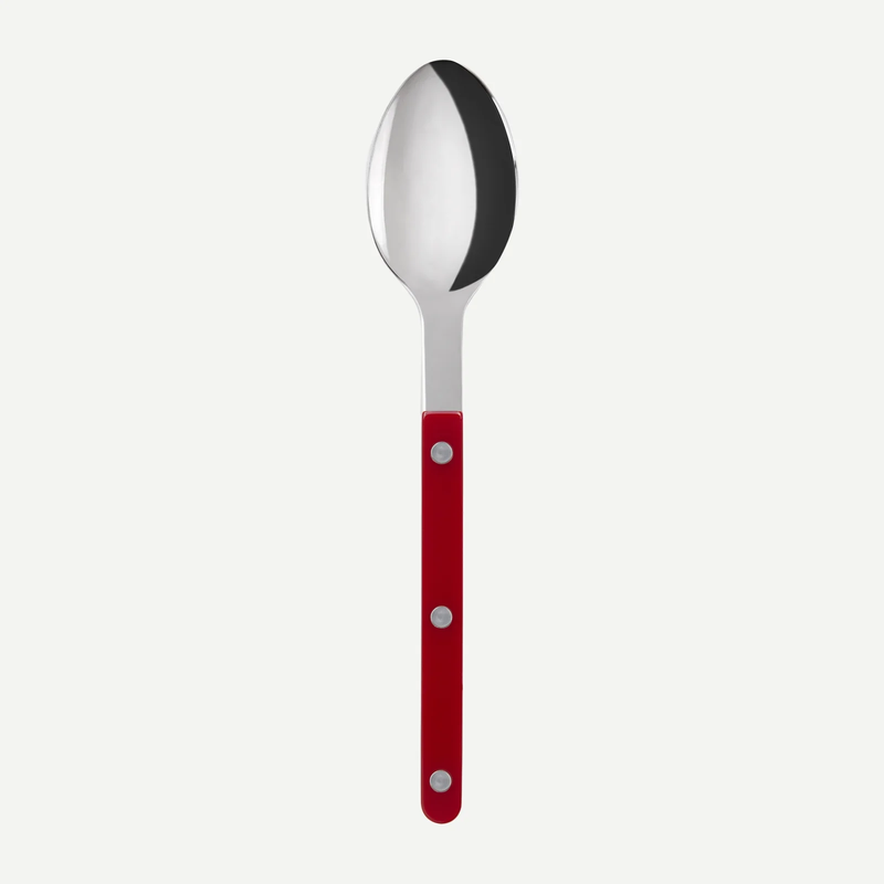 BISTROT SOLID - SOUP SPOON - BURGUNDY