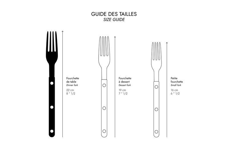 BISTROT SOLID - DINNER FORK - GREEN