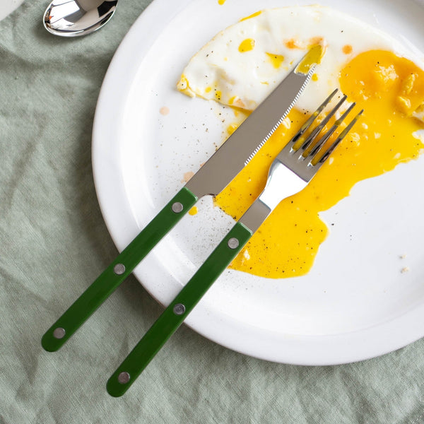 BISTROT SOLID - DINNER KNIFE - GREEN