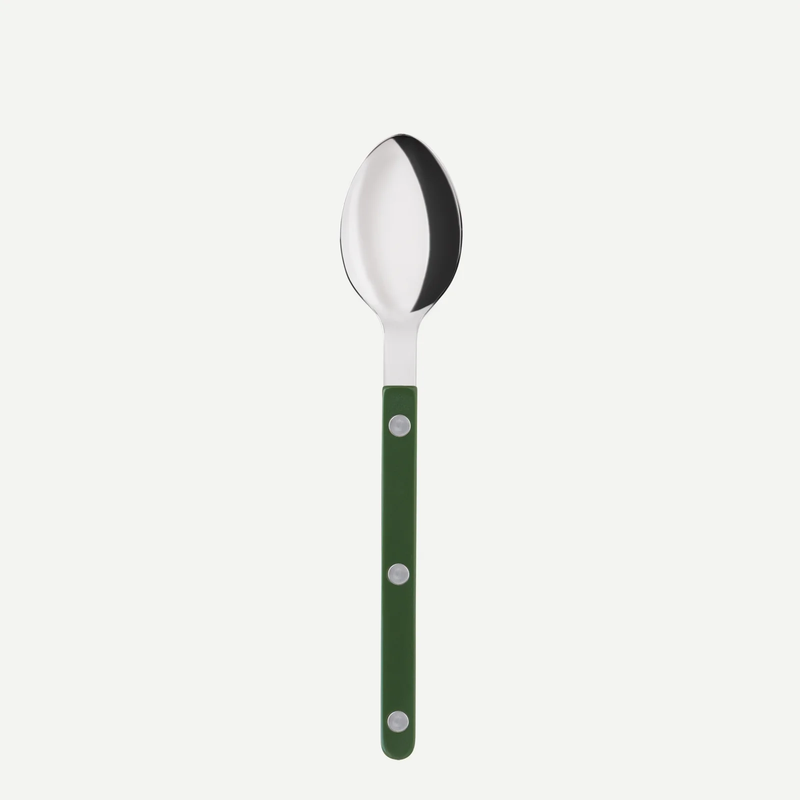 BISTROT SOLID - DESSERT SPOON - GREEN