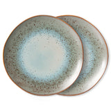 70s Ceramics Dinner Plates - Mineral (Set of 2)