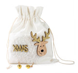 Sack with reindeer 18x23 cm