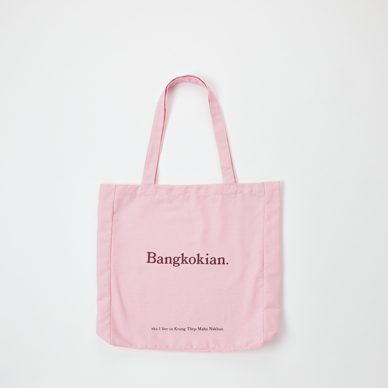 BANGKOKIAN. LINEN BAG - ROSE PETAL