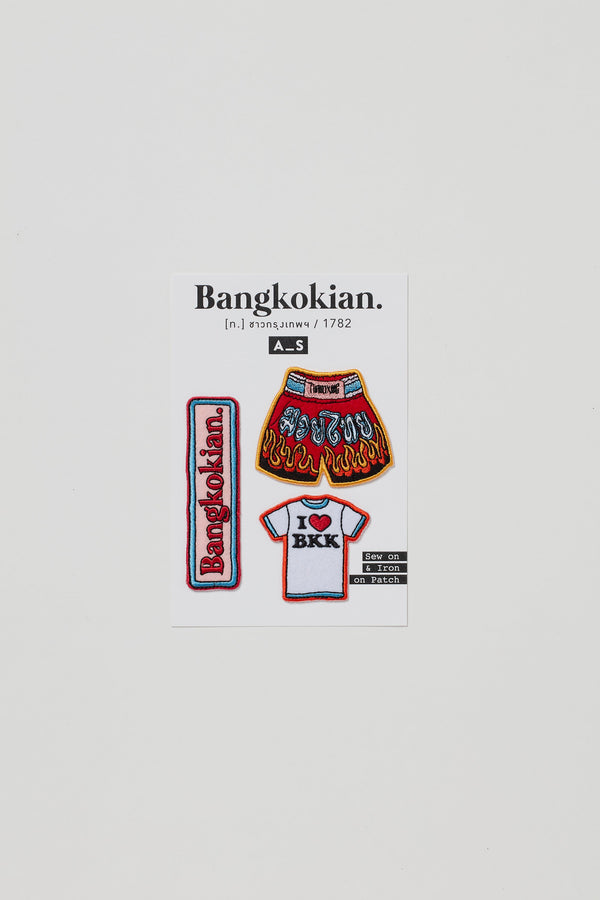 BANGKOKIAN PATCH SET - I LOVE BKK