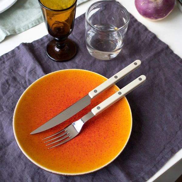 BISTROT SOLID - DINNER KNIFE - IVORY