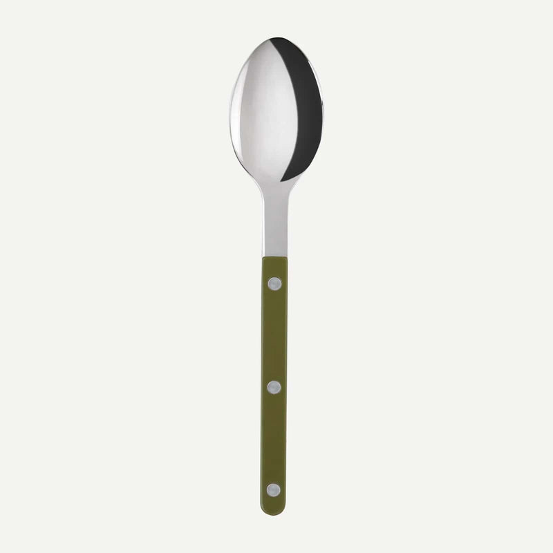 BISTROT SOLID - SOUP SPOON - GREEN FERN