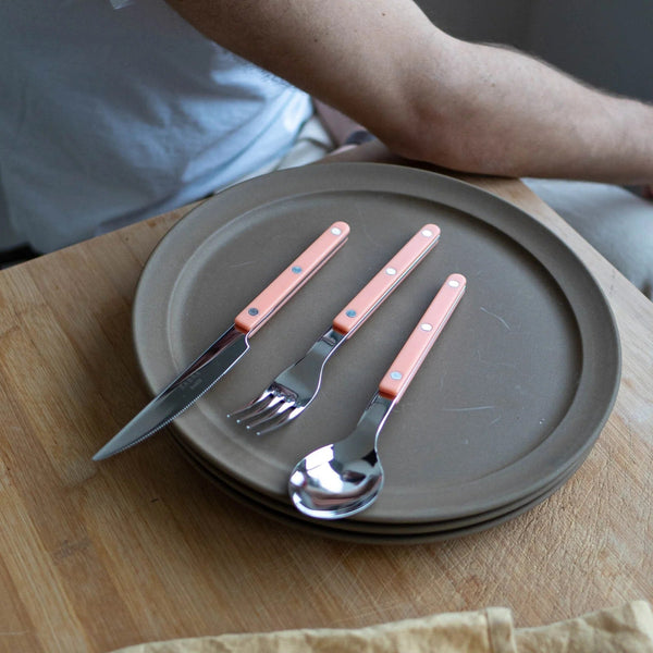 BISTROT SOLID MATTE - DINNER KNIFE - NUDE PINK