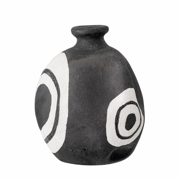 BLOOMINGVILLE Mika Deco Vase Black Terracotta