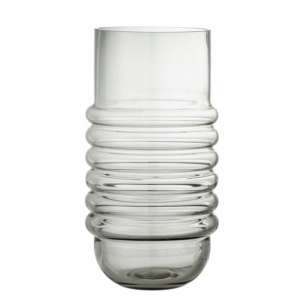 BLOOMINGVILLE Belma Vase Grey Glass