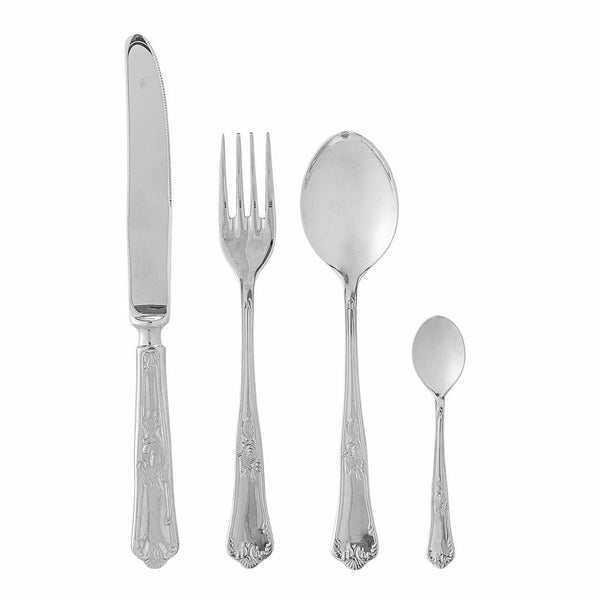 BLOOMINGVILLE Tilly Cutlery Silver Stainless Steel Set4