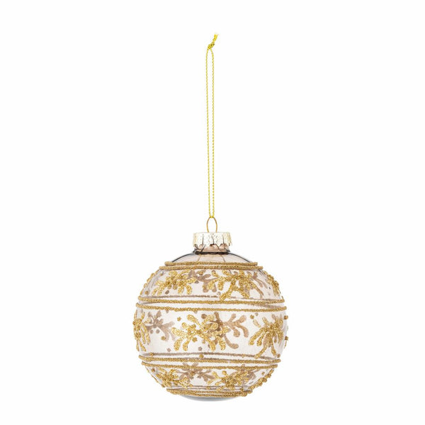 BLOOMINGVILLE Ciana Ornament Gold Glass