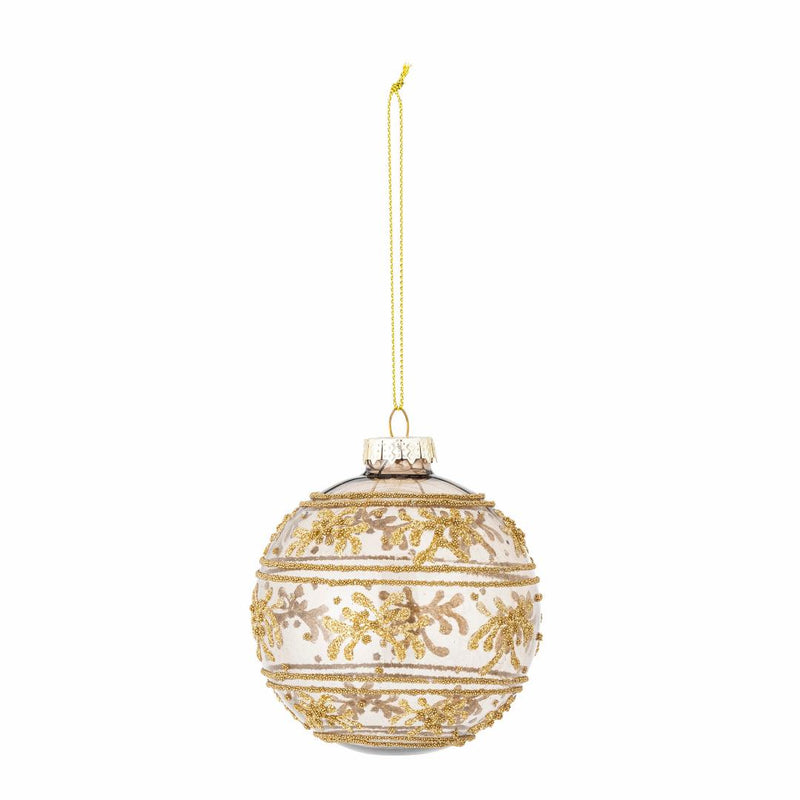 BLOOMINGVILLE Ciana Ornament Gold Glass