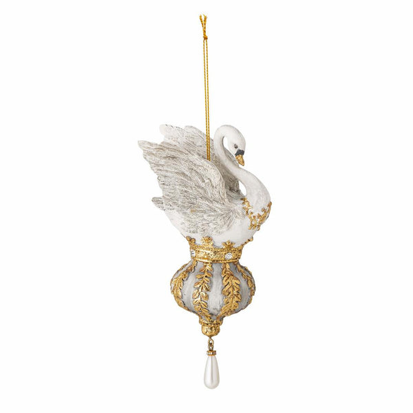 BLOOMINGVILLE Jenelle Ornament Gold Resin