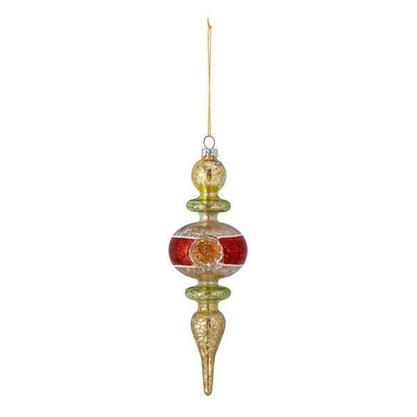 BLOOMINGVILLE Bharati Ornament Red Glass