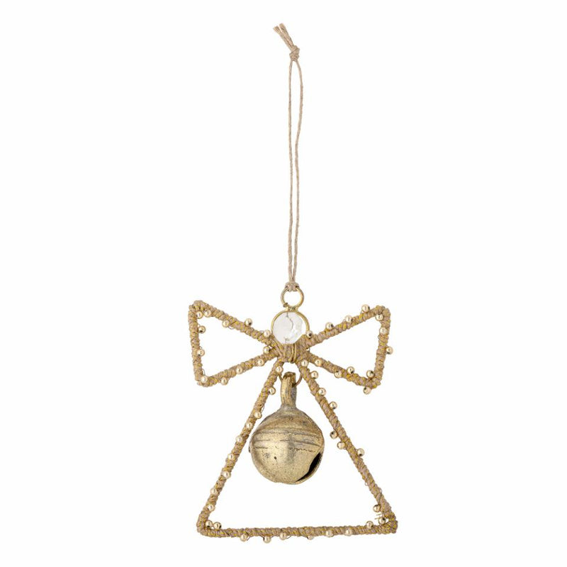 BLOOMINGVILLE Jeanie Ornament Gold Metal