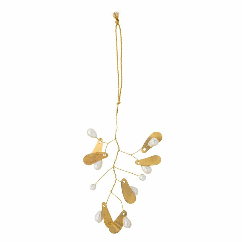 BLOOMINGVILLE Jeanice Ornament Gold Metal