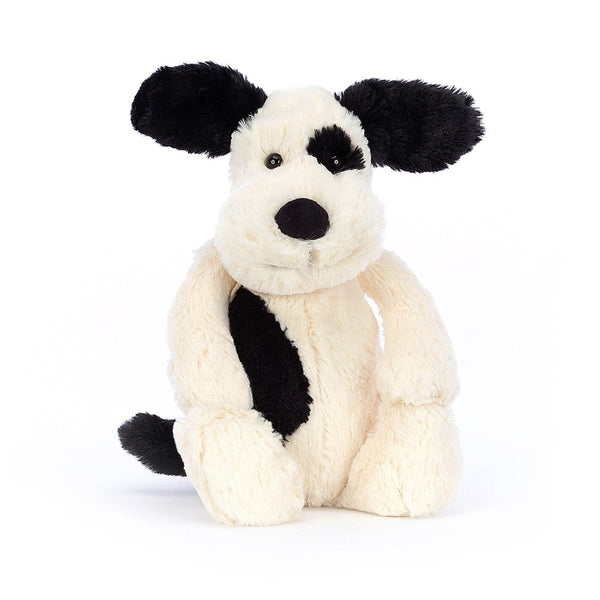 Bashful Black & Cream Puppy Medium_1