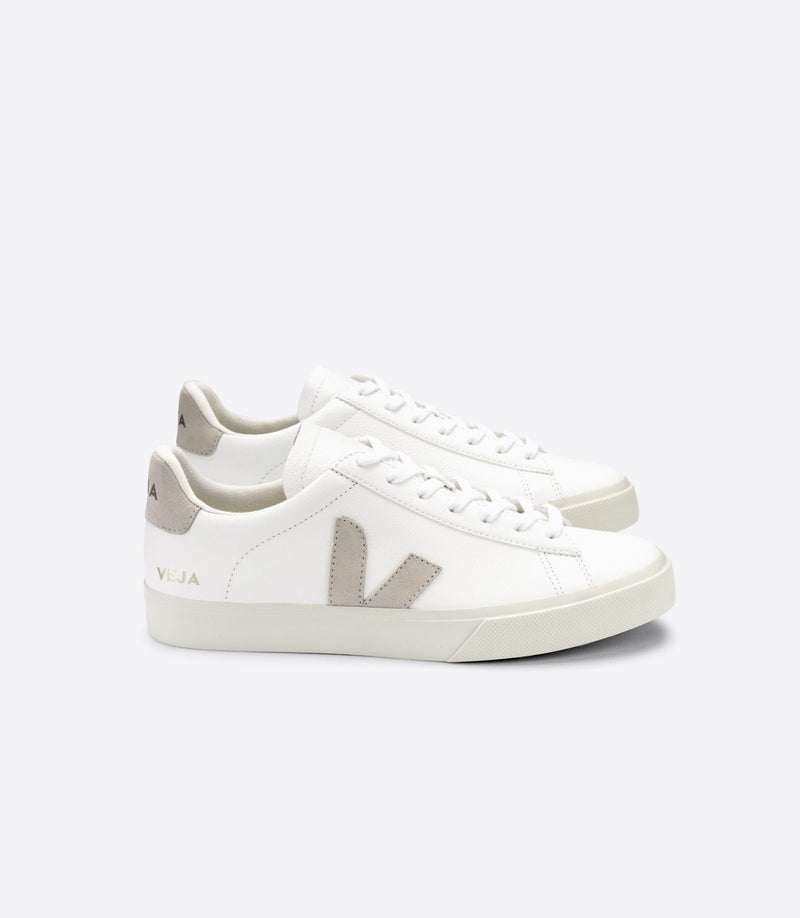 CAMPO CHROMEFREE LEATHER WHITE NATURAL SUEDE